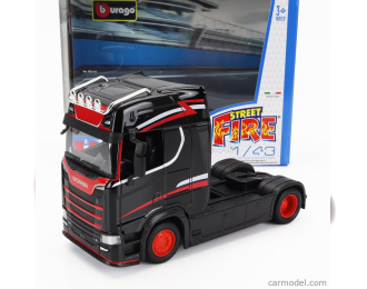 SCANIA S770 V8 TRACTOR TRUCK 2-ASSI (2021), black