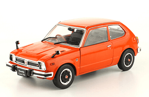 HONDA Civic RS (1974), Auto Vintage, orange