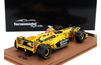 JORDAN F1 198 Honda Mf-301 Hc №10 Australian Gp (with Pilot Figure) (1998) Ralph Schumacher, Yellow Black