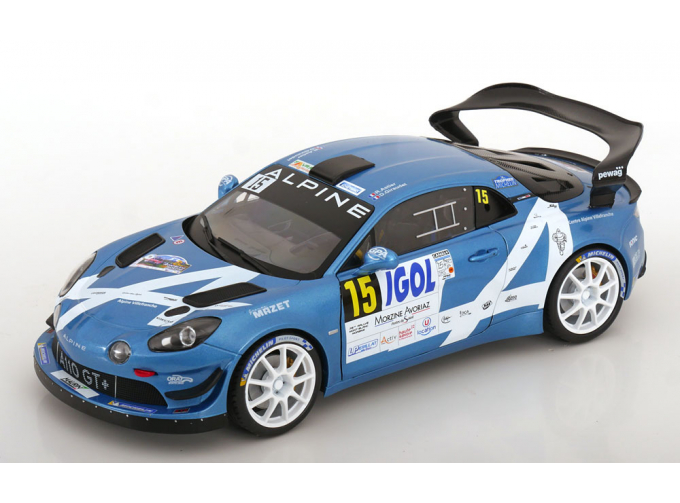 RENAULT Alpiune A110 Rgt №15 Rally Mont Blanc (2024) Raphael Astier - Denis Giraudet, Blue White