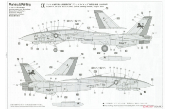 Сборная модельСамолет F-14D "VF-213 BLACKLIONS