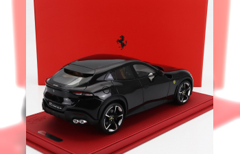 FERRARI Purosangue Suv (2022) - Con Vetrina - With Showcase, Nero Purosangue - Black Met