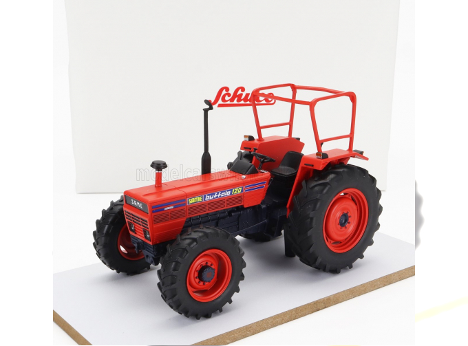 SAME Buffalo 130 Tractor Open (1981), Red