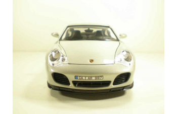 PORSCHE 911 Turbo, Gold Collection 1:18, серебристый