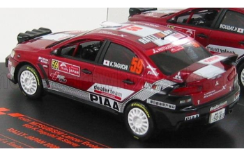 MITSUBISHI Lancer Evolution X №59 Rally Japan (2008) (night Version) K.Taguchi - M.Stacey, Red Met White