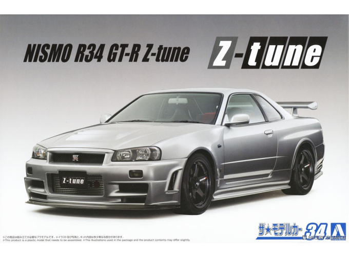Сборная модель Nissan Skyline GTR R34 Nismo Z-tune '04