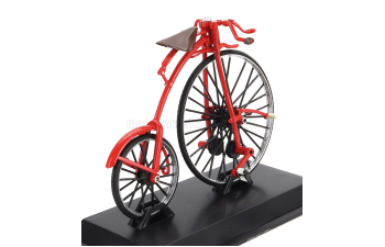 Велосипед Кенгуру (1885), черный, красный / The Kangaroo Bicycle (1885), Red Black