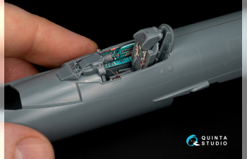 Декаль интерьера кабины МиГ-21Р, изумрудные панели (Eduard) (с 3D-печатными деталями)