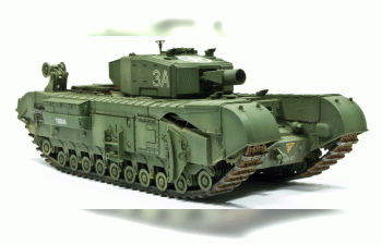 Сборная модель Британский инженерный танк "Churchill" Mk.III AVRE