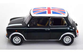 MINI Cooper LHD, dark green-metallic white Union Jack