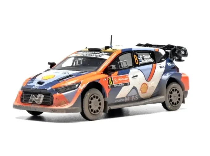 HYUNDAI i20 N RALLY1 TEAM SHELL MOBIS WRT №8 2nd RALLY PORTUGAL (2025) OTT TANAK - MARTIN JARVEOJA