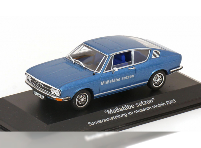 AUDI 100 Coupe S scales setzen, blue metallic