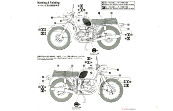 Сборная модель Мотоцикл BMW R75/5 (Limited Edition)