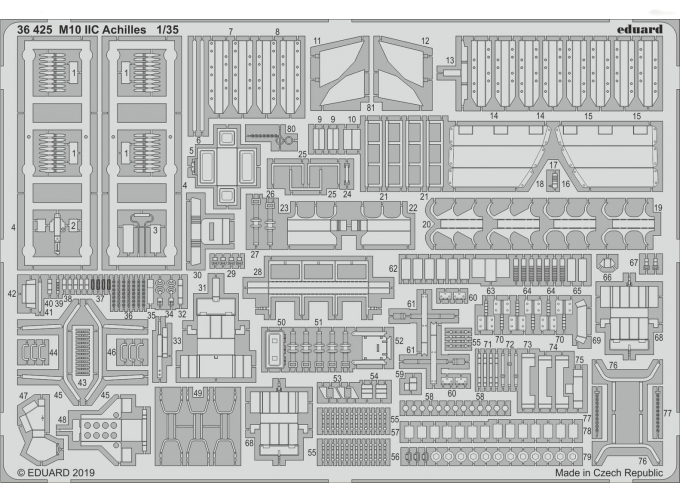 Фототравление для M10 IIC Achilles