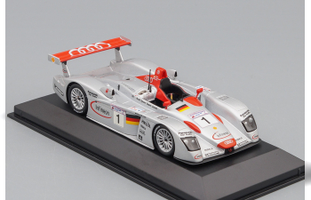 AUDI R8 Winner Le Mans #1 2001, silver