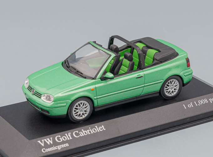 VOLKSWAGEN Golf Cabriolet 1999, green metallic