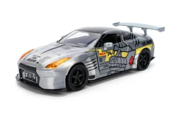 NISSAN GT-R (R35) Ben Sopra "Mechagodzilla" (2009), silver-grey / with decor