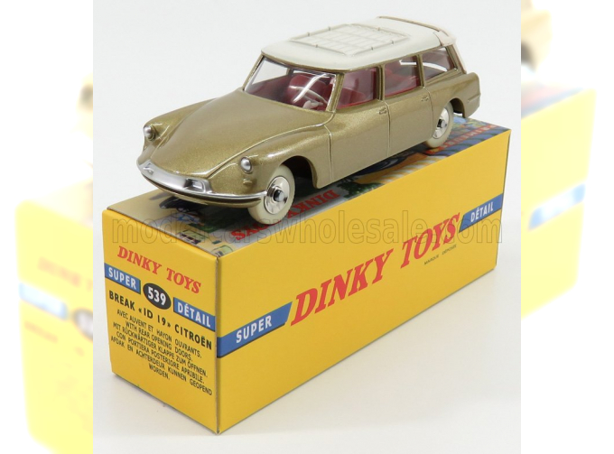 CITROEN Id 19 Break (1965), Gold Met Ivory