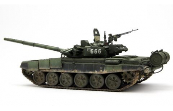 Сборная модель Танк Russian main battle tank Т-72B3