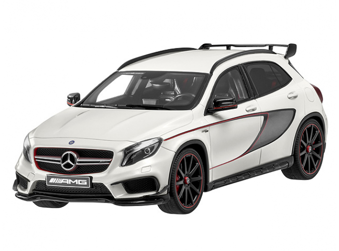 MERCEDES-BENZ GLA 45 AMG 4MATIC X156 (2014), designo white diamond bright