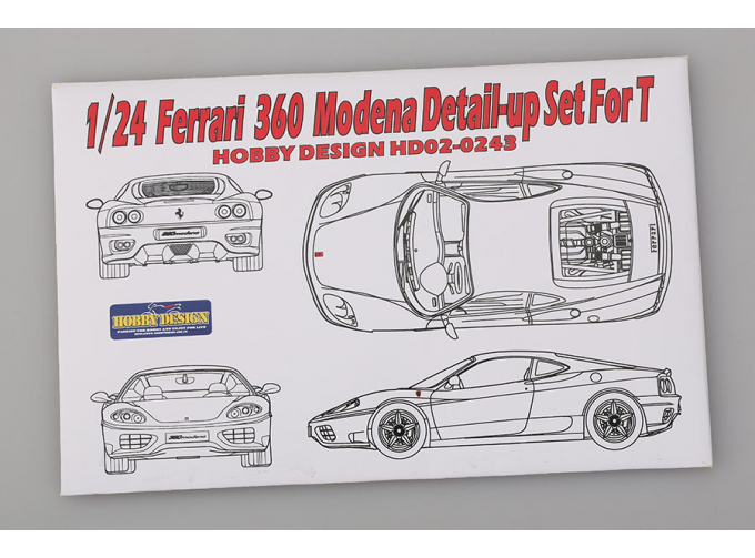 Набор для доработки Ferrari 360 Modena Detail-up Set для моделей T（PE+Resin）