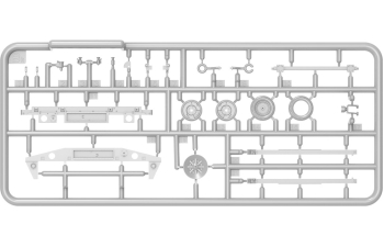 Сборная модель CHEVROLET G7107 4x4 Cargo Truck Military With Ben Hur Trailer 1943