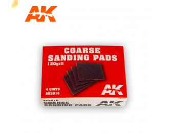 Coarse Sanding Pads 120 grit.4 units