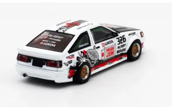 TOYOTA Corolla Levin AE86 #326 *Trackerz Racing*, white/black/red