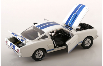 FORD Mustang Shelby GT350 (1966), white/blue metallic