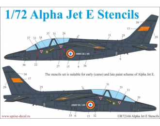 Декаль Alpha Jet E stencils+insignia