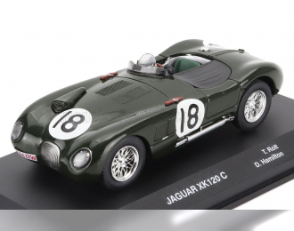 JAGUAR Xk120 C-type Spider 3.4l Team Jaguar Cars Ltd N 18 Winner 24h Le Mans (1953) Tony Rolt - Duncan Hamilton, Green