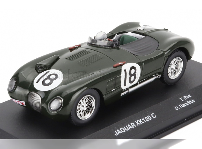 JAGUAR Xk120 C-type Spider 3.4l Team Jaguar Cars Ltd N 18 Winner 24h Le Mans (1953) Tony Rolt - Duncan Hamilton, Green