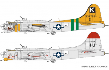 Сборная модель Бомбардировщик Boeing B17G Flying Fortress