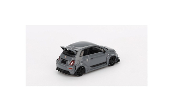 Fiat 595 Abarth LB-Works x ABAS Works Grey RHD Pravostranné Řízení Fiat 500 - kovový model