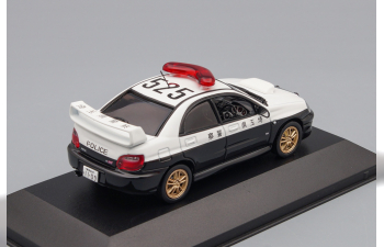 SUBARU Impreza WRX STI Japanese Police 2005, white / black