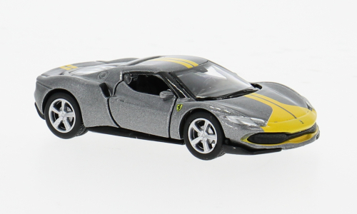 FERRARI 296 GTB, grey/yellow
