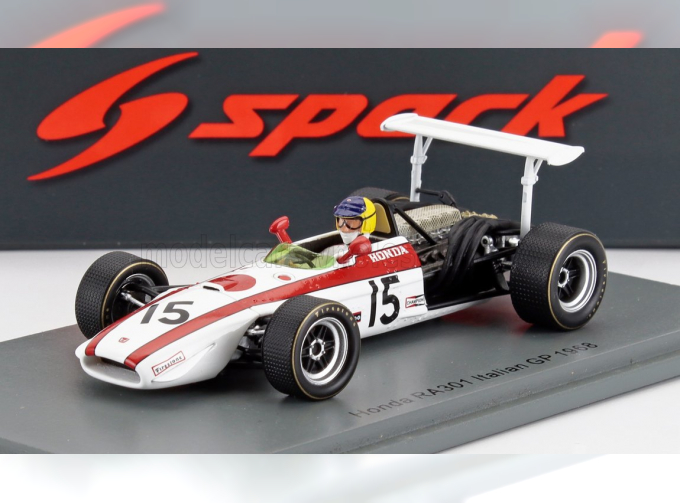 HONDA F1 Ra301 №15 Monza Italy Gp (1968) David Hobbs, White Red