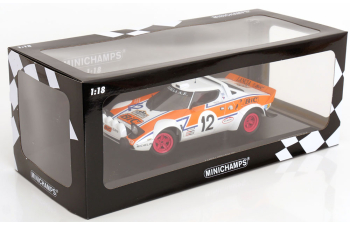 LANCIA Stratos Hf №12 Rally Acropolis (1979) S.Lambda - K.fertakis, White Orange