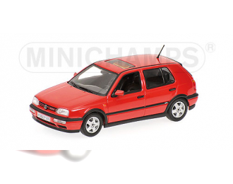 VOLKSWAGEN Golf GTI (1993), red