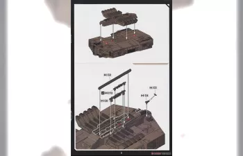 Сборная модель Spice Harvester из фильма "Дюна" / Dune