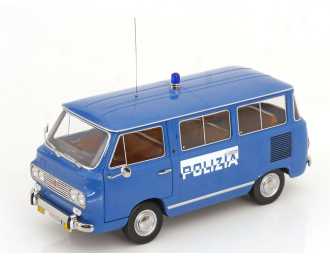 FIAT 850 Familiare Polizia (1970) – Interno Brown, Light Blue