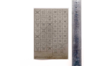 Маска окрасочная орочьи символы 40К размер S