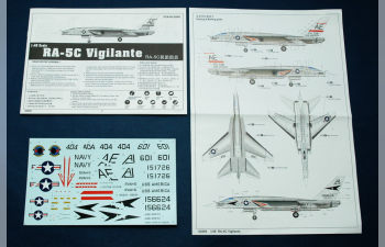 Сборная модель Американский самолет-разведчик North American RA-5C Vigilante