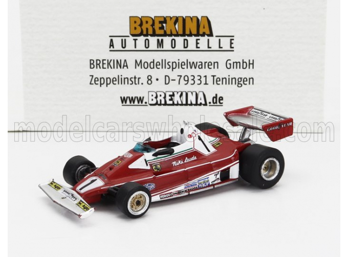 FERRARI F1 312t2 Scuderia Ferrari Sefac Team N1 Season (1976) Niki Lauda, Red White