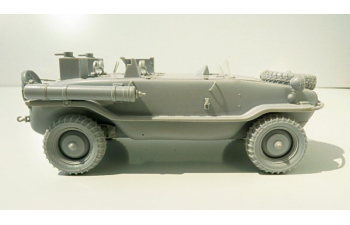 Сборная модель Дистанционно управляемый дрон Schwimmwagen Sondertyp 129 (1942 г.) с ракетными ускорителями RI-502