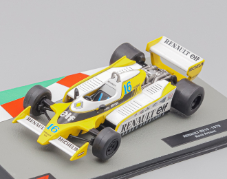 RENAULT F1 Rs10 Team Renault Elf N16 Season (1979) Rene Arnoux, yellow / white