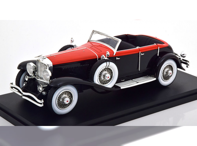 DUESENBERG Model J Riviera Phaeton by Brunn (1934), black orange