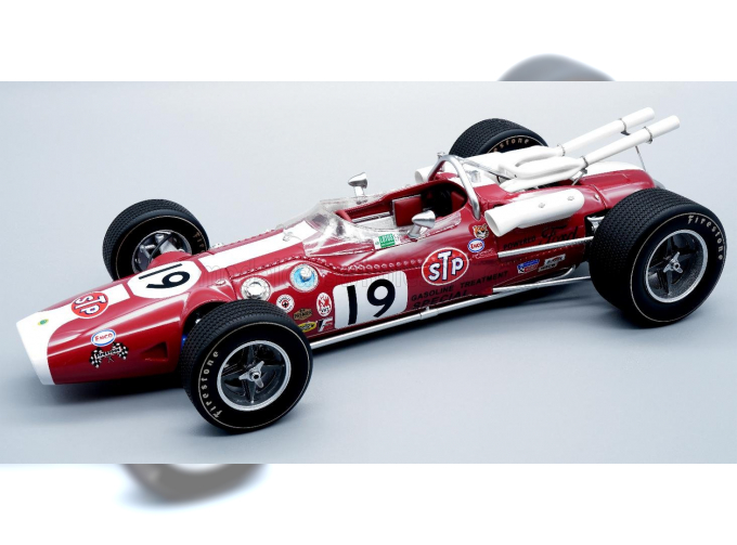 LOTUS Type 38 №19 2nd Indianapolis Indy 500 (1966) Jim Clark, Red White