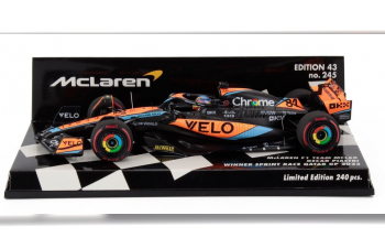 McLAREN F1 MCL60 Team McLAREN №81 Winner SPRINT RACE QATAR GP Oscar Piastri (2023) 