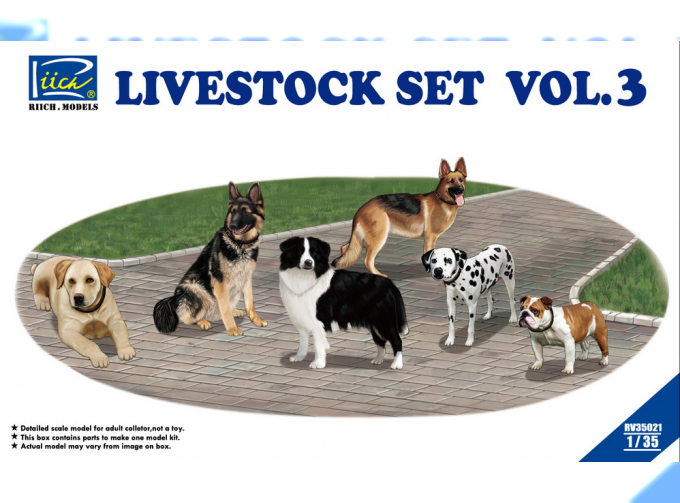 Livestock Set Vol.3 (six dogs)